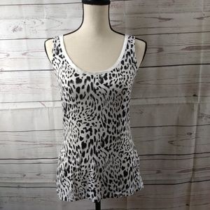 Banana Republic Luxe Touch Animal Print Top